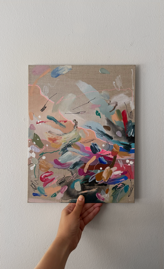 Color Study on Linen No. 1